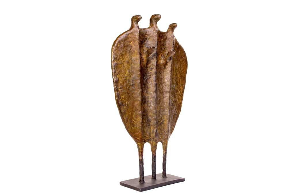 Bronzeskulptur detalje